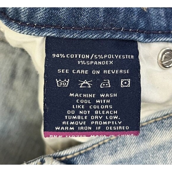 Vigoss Jeans The Chelsea Boot Cut Women's Size 7/8 Stretch Distressed Blue Denim - Picture 15 of 15